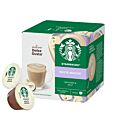 Starbucks White Mocha package and pod for Dolce Gusto
