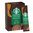 Starbucks Signature Chocolate with salted caramel
