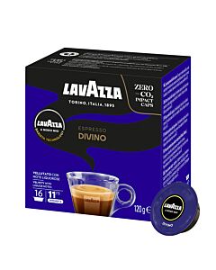 Lavazza Espresso Divino package and capsule for Lavazza A Modo Mio
