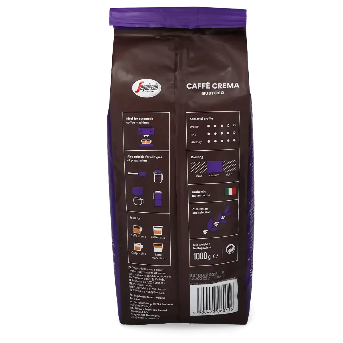 Segafredo\u0020Caff\u00E9\u0020Crema\u0020Gustoso