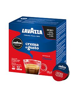 Lavazza Crema E Gusto package and capsule for Lavazza A Modo Mio
