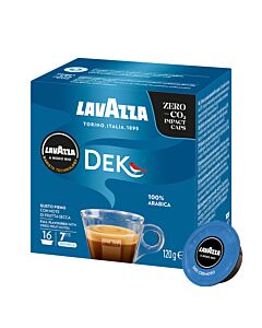 Lavazza Dek package and capsule for Lavazza A Modo Mio
