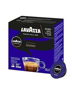 Lavazza Espresso Divino package and capsule for Lavazza A Modo Mio
