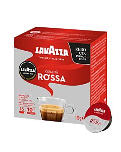 Lavazza Qualità Rossa package and capsule for Lavazza A Modo Mio
