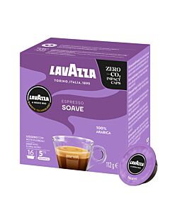 Lavazza Espresso Soave package and capsule for Lavazza A Modo Mio
