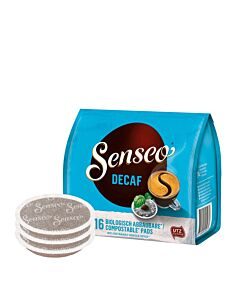 Senseo Decaf 16 package and pods for Senseo
