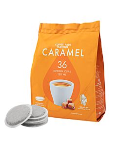 Kaffekapslen Caramel 36 package and pods for Senseo
